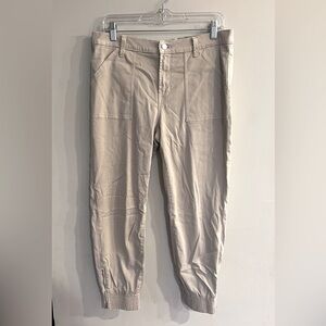 J BRAND Women’s Khaki Arkin Zip Ankle Jogger Pants in Driftwood Size 29
